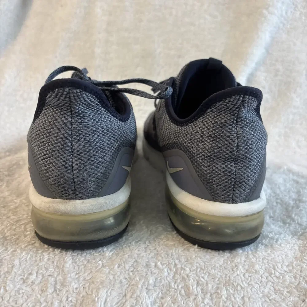 Nike Air Max Running Shoes Sneakers Navy Men’s Size 12 Preowned No Size‎ Tag